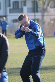 René Nijgh als jeugdtrainer van SC Stadskanaal...