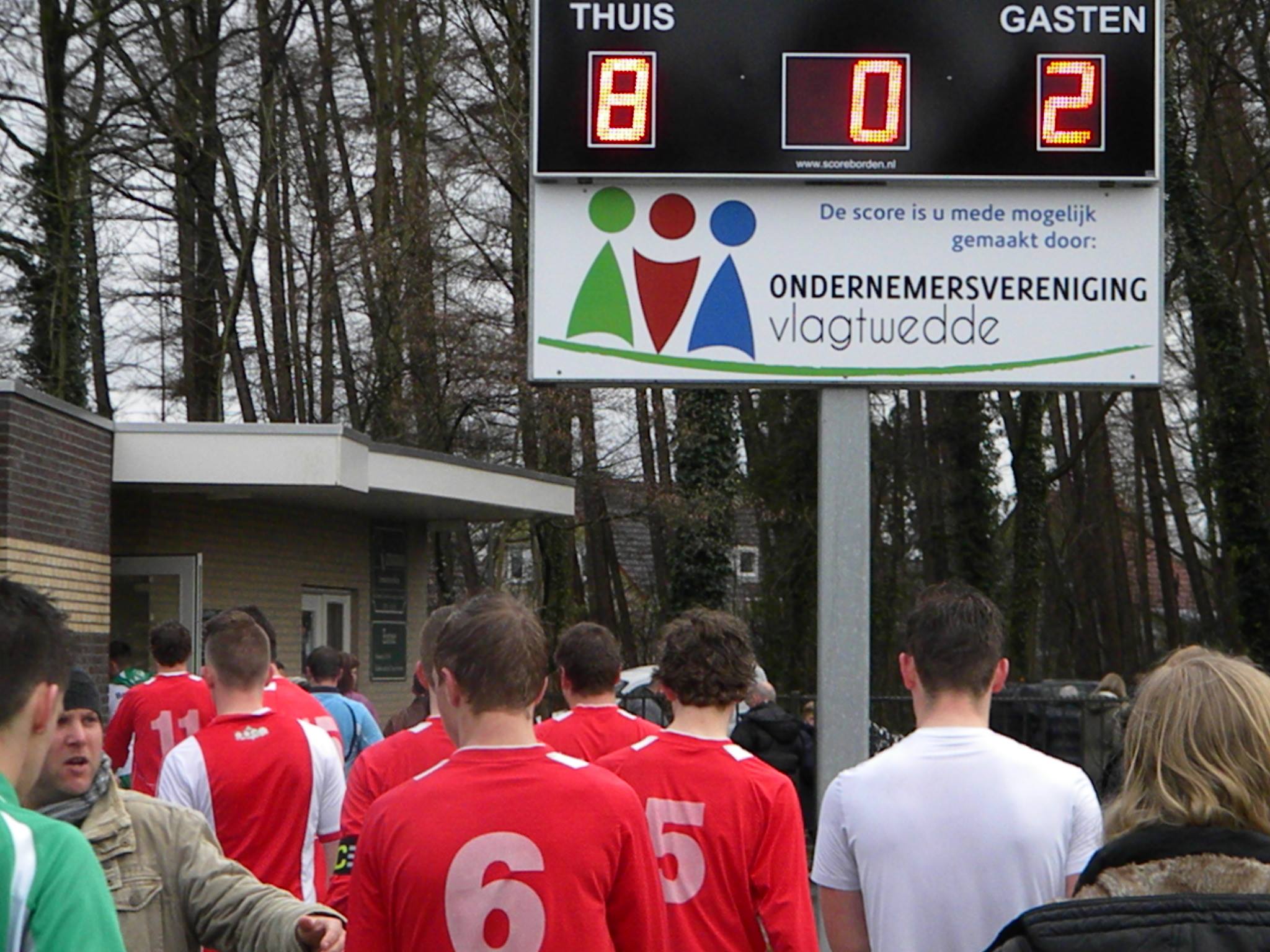 Na negentig minuten stonden er tien goals op het scorebord van v.v. Westerwolde... 