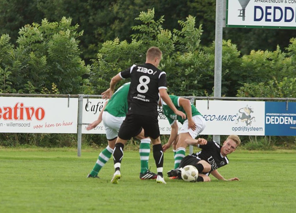 Borger was niet opgewassen tegen mede-promovendus Willemsoord... (foto: Andries Middelbos)